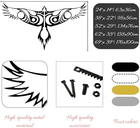 Norse Raven Metal Wall Sculpture Decor