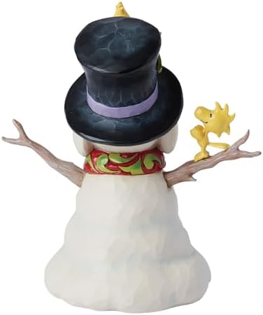 Enesco Peanuts Snoopy Snowman Figurine - 571 Inch Collectible Decor