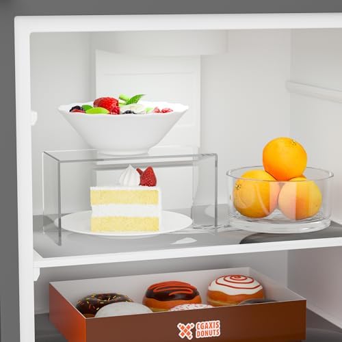 3pcs 9x95x10 Inch Clear Acrylic Display Risers Shelf