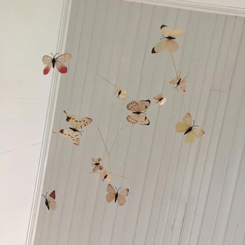 Yellow Butterfly Mobile - 23W x 28H Wall Decor