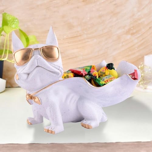 Cute Resin Cool Dog Sculpture for Home Decor