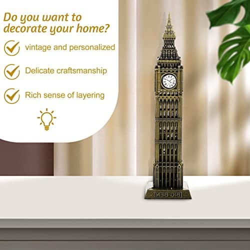 Alipis London Big Metal Building Model Decorative Statue
