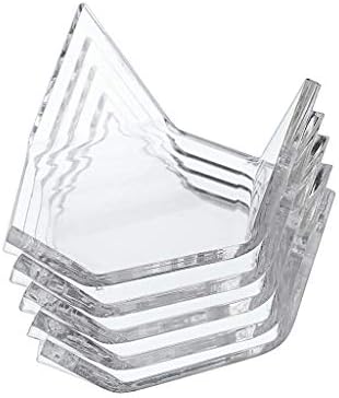 Hipiwe 5 Pack Acrylic Triangle Display Stands