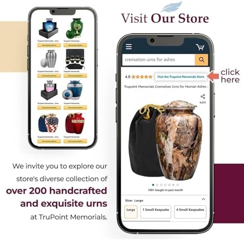 Trupoint Memorials Camouflage Cremation Urn for Adult Ashes
