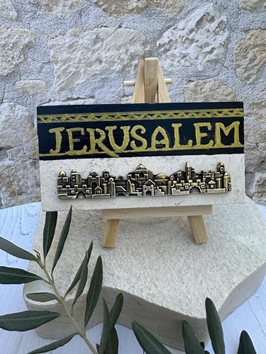 Hand-Painted Customized Jerusalem Stone Decor