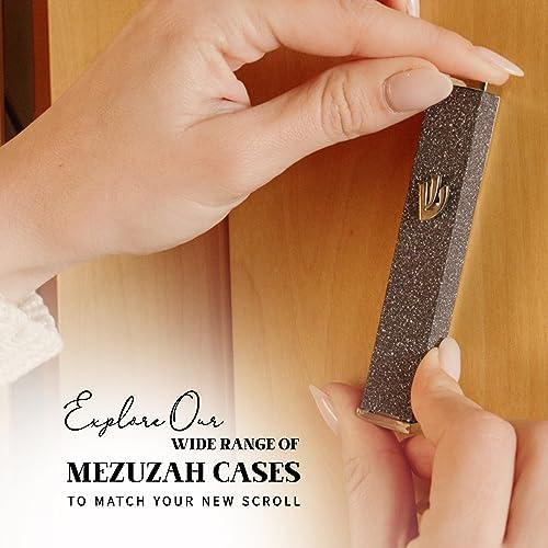 Kosher Mezuzah Scroll 3 Made in Israel by Rabbi