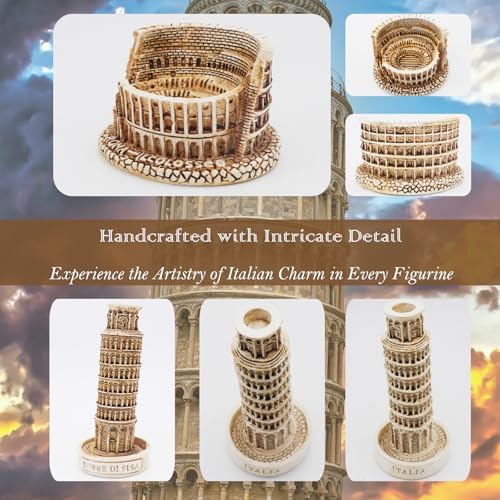 Italian Rome Decorations Set of 4
