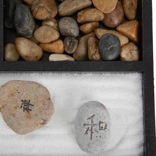 Zingz Thingz Wooden Zen Garden Kit for Home Decor