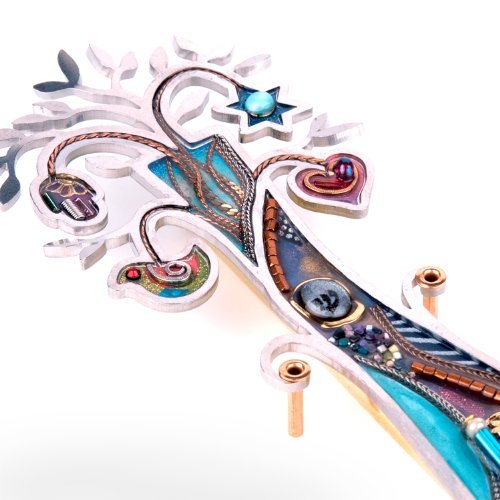 Seeka Tree of Life with Temple Mezuzah Decor - M0954