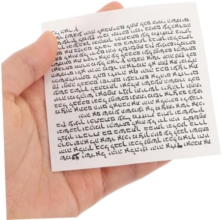 STOBAZA 100pcs Mezuzah Scroll Door Blessing