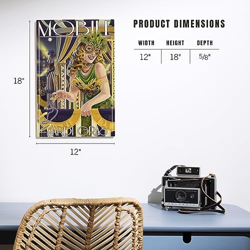 Lantern Press 12x18 Inch Premium Wood Sign