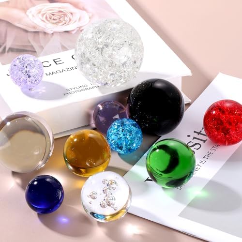 UXCELL 50mm 2 Inch Green Crystal Sphere Ball Decorative