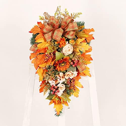 Algado Fall Teardrop Swag 217 Inch Decorative Wreath