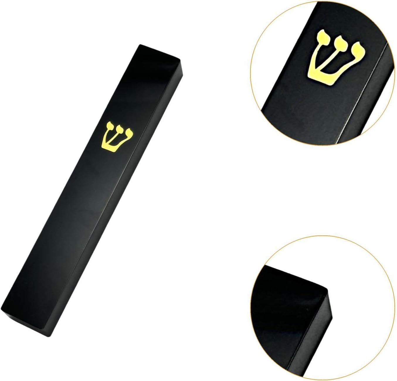 3X Jewish Mezuzah Case - Beautiful Design 1