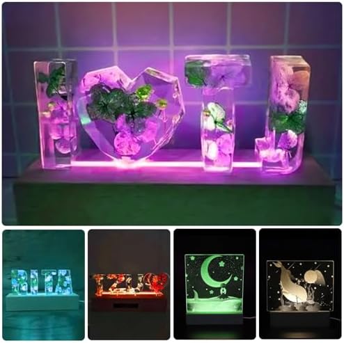 2 Pcs 1181 Inch Wooden LED Light Display Pedestal