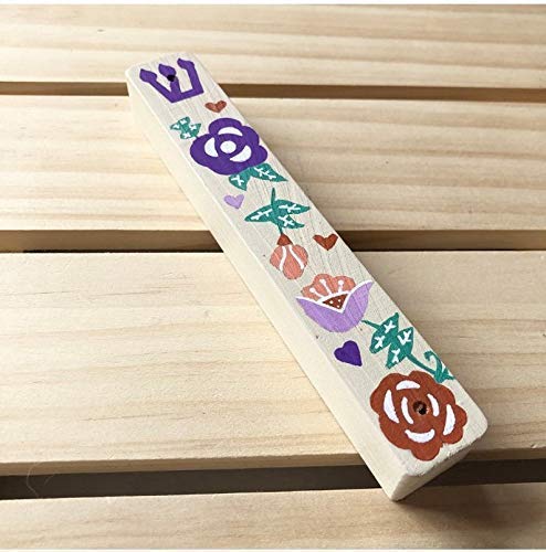 Lea Joelle Flower Mezuzah Beige