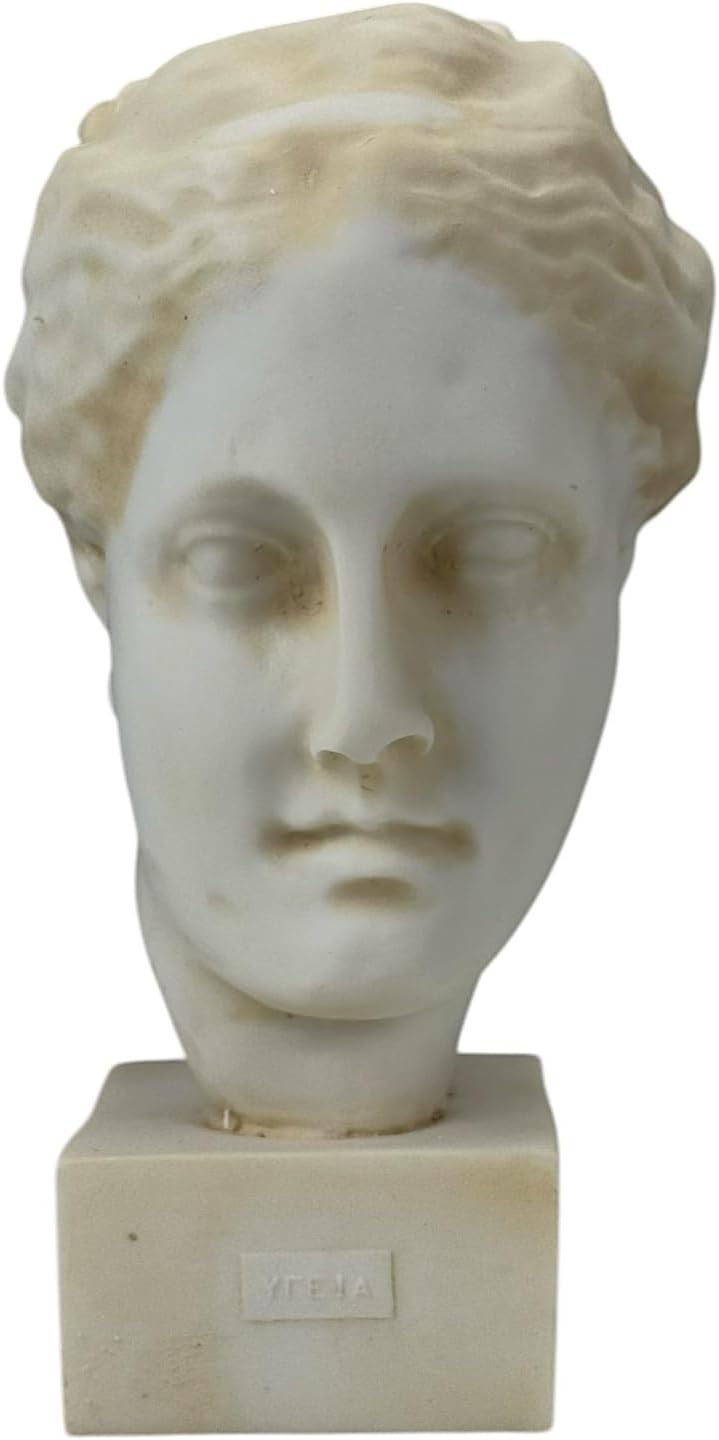 Hygieia Bust Greek Roman Goddess of Health Sculpture