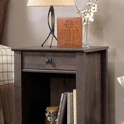 LifeSong Milestones Personalized Cherry Urn for Adult Ashes - The Broken Chain