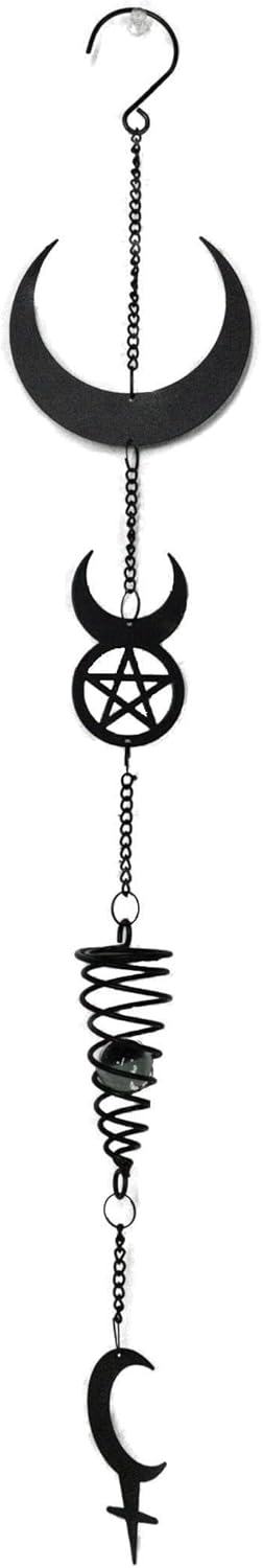 Primal Instincts Lilith Moon Black Steel Mobile Decor