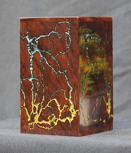 Merit Wooden Craft Cremation Urn Box - Large Adult Funeral Ashes Urn