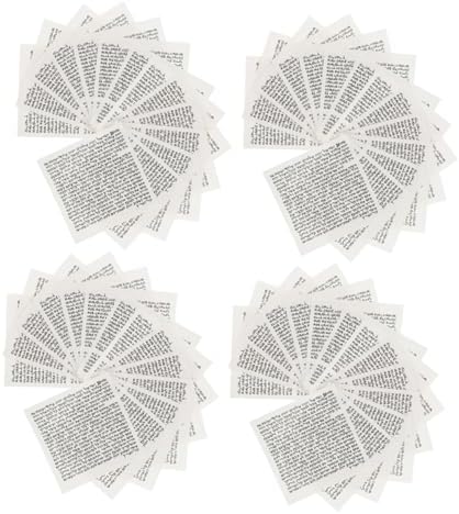 STOBAZA 100pcs Mezuzah Scroll Door Blessing