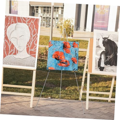 Adjustable Metal Easel Stand for Art Displays and Presentations