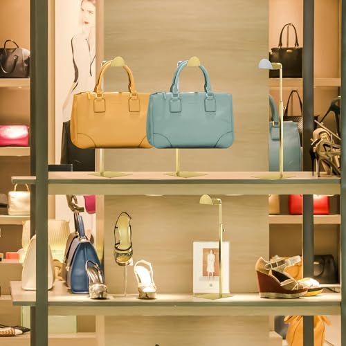 2 Pack Adjustable Gold Handbag Display Stand