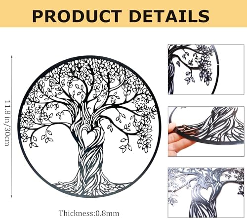 Zephoomyx Tree of Life Metal Wall Art 118 Inch