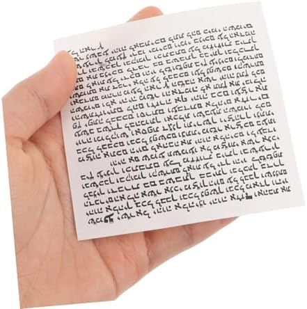 Yardenfun 50pcs Mezuzah Scroll Blessings Divine Protection Jewish Home Decor