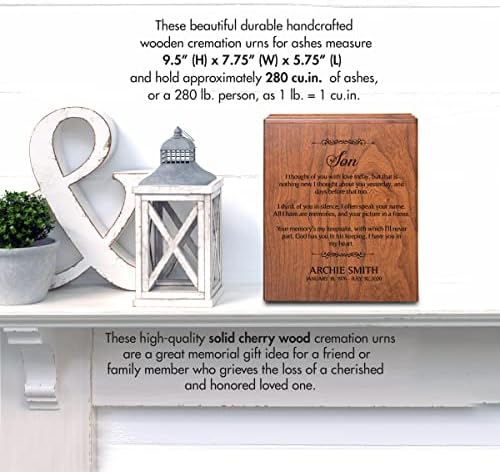 LifeSong Milestones Decorative Cremation Urn for Adult Human Ashes