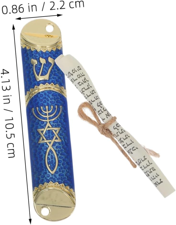 Wakauto 3 Sets Jewish Mezuzah Case Decor