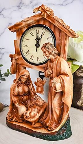 Ebros Gift Holy Family Nativity Desk Clock