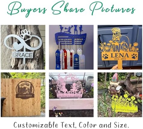Custom Snowmobile Metal Memorial Stake Name Sign