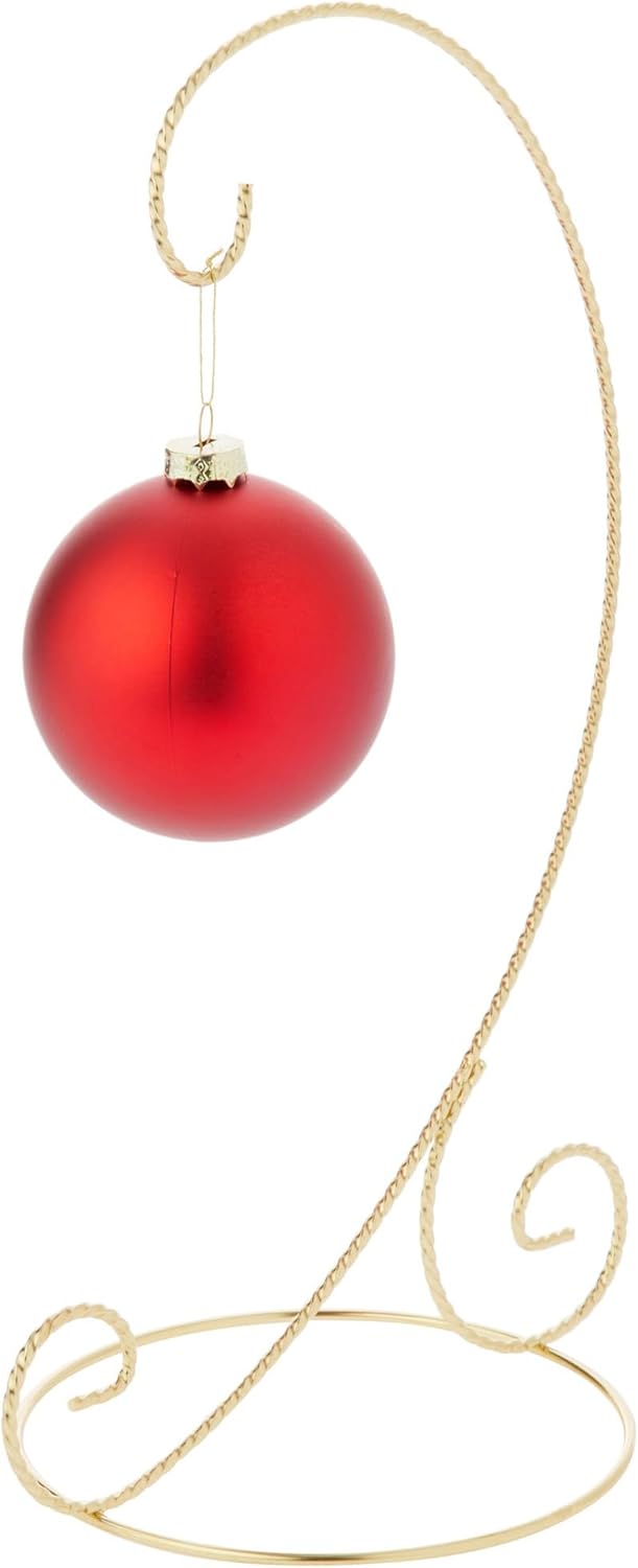 Bards Twisted Gold Tone Ornament Stand
