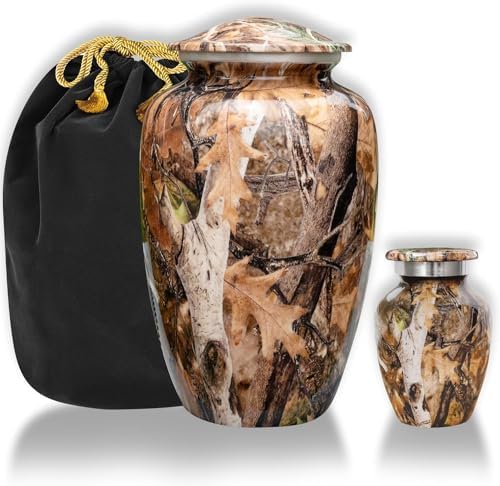 Trupoint Memorials Camouflage Cremation Urn for Adult Ashes