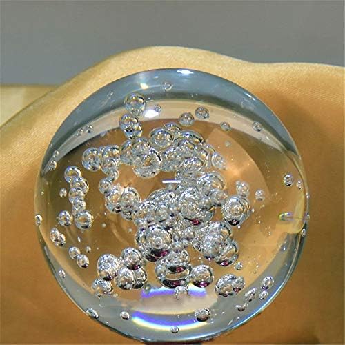 Crystal Glass Marbles Water Fountain Feng Shui Decorative Balls 60mm