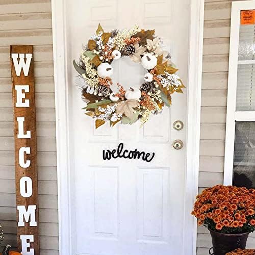 Fall Decor Wreath 18 Inch Handcrafted Autumn Decor