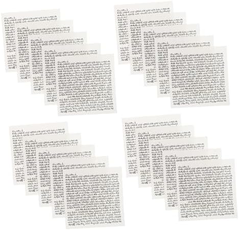 VALICLUD 50pcs Mezuzah Scroll Home Decor