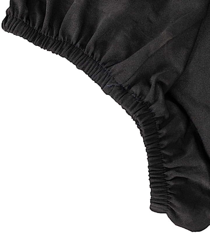 Balsa Circle 5 Black Rectangular Spandex Display Covers Set