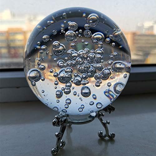 Crystal Glass Marbles Water Fountain Feng Shui Decorative Balls 60mm