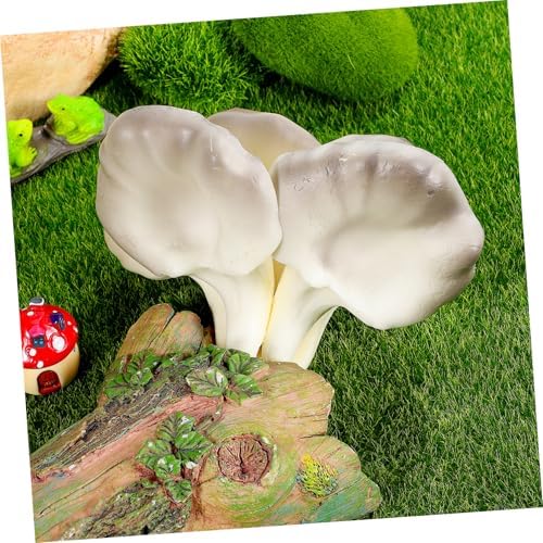 Unomor Realistic Miniature Mushroom Decor Statue