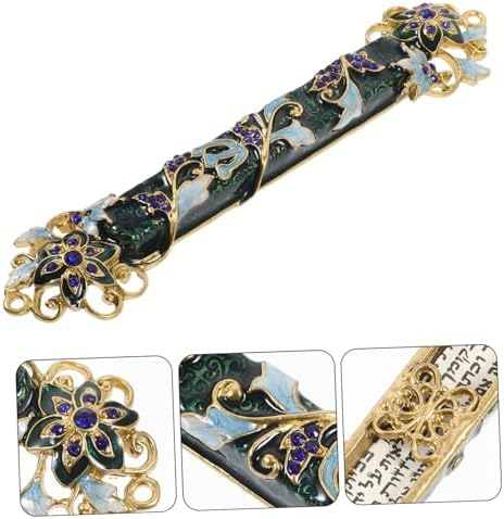 Metal Retro Mezuzah Door Decorative Script Holder
