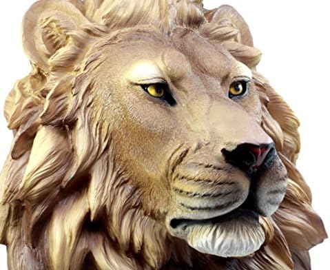 Ebros Gift Safari Lion Head Wall Decor Plaque 16 Tall