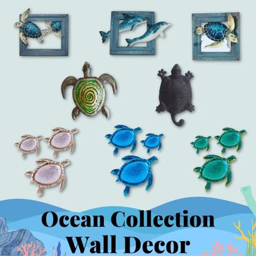 Comfy Hour 3D Ocean Turtle Wall Decor Frame