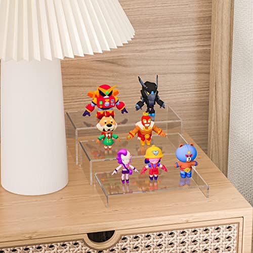 Crystal Acrylic Risers Display Stand 3pcs Set