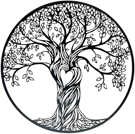 Zephoomyx Tree of Life Metal Wall Art 118 Inch
