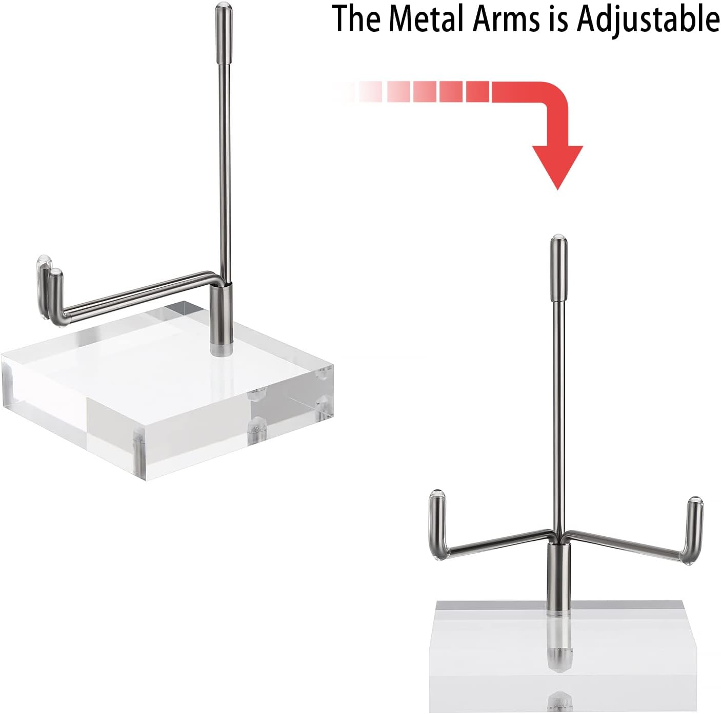 Hipiwe Adjustable Metal Arms Easel Display Stand