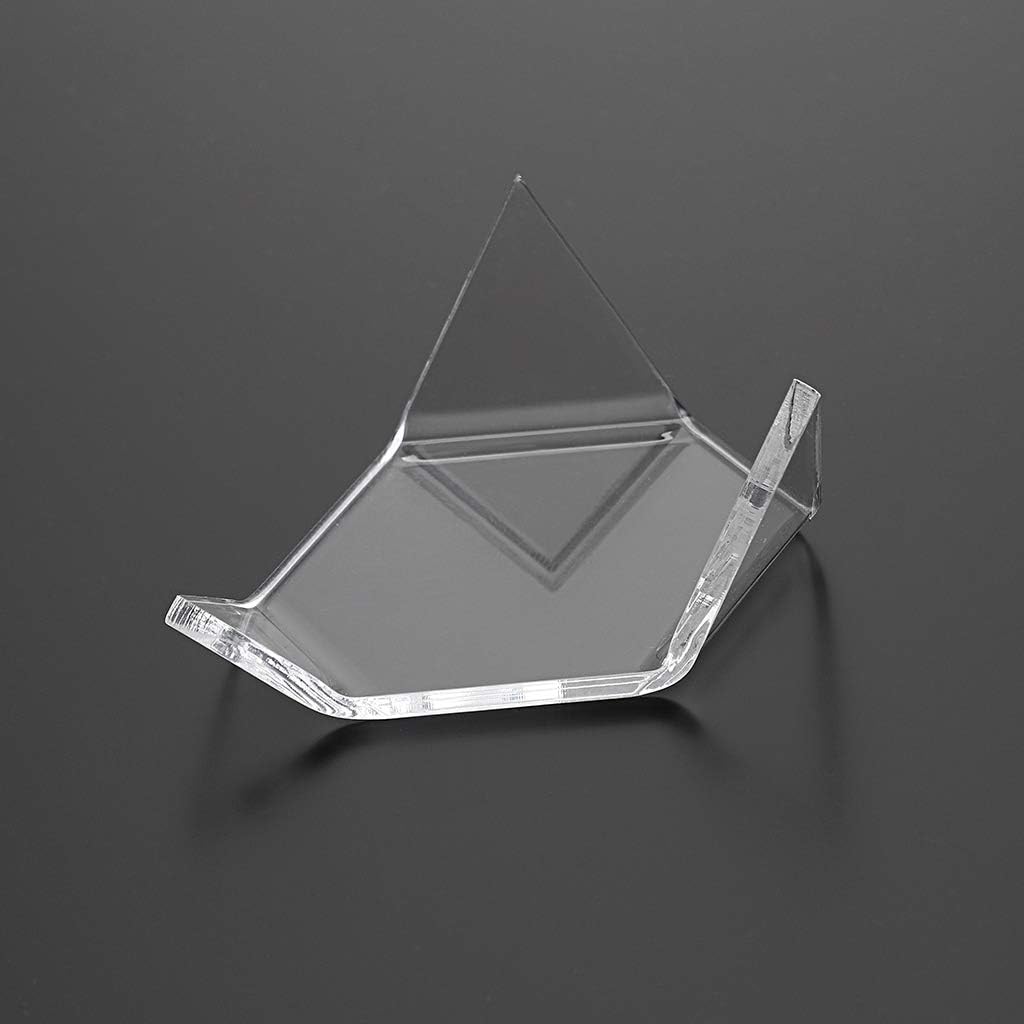Hipiwe 5 Pack Acrylic Triangle Display Stands