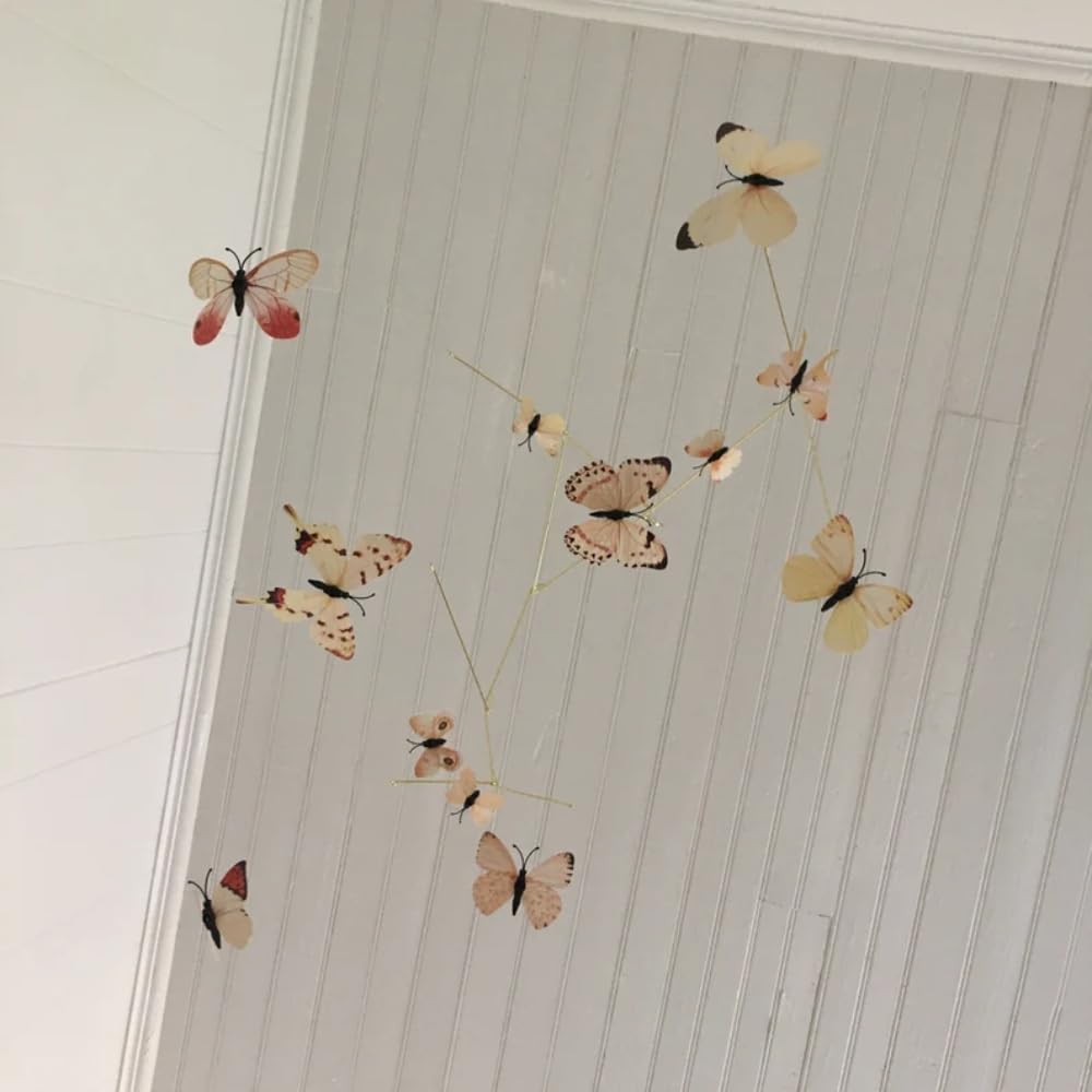 Yellow Butterfly Mobile - 23W x 28H Wall Decor