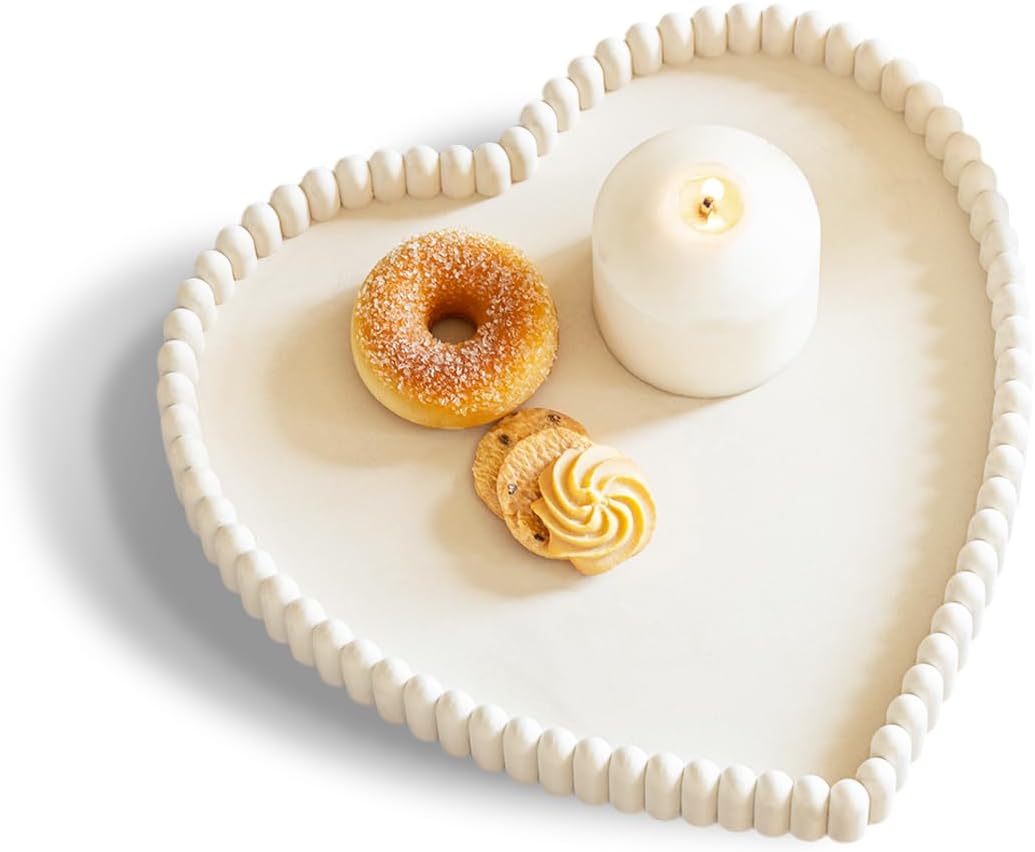 Aftermat Heart Shaped Concrete Coffee Table Tray